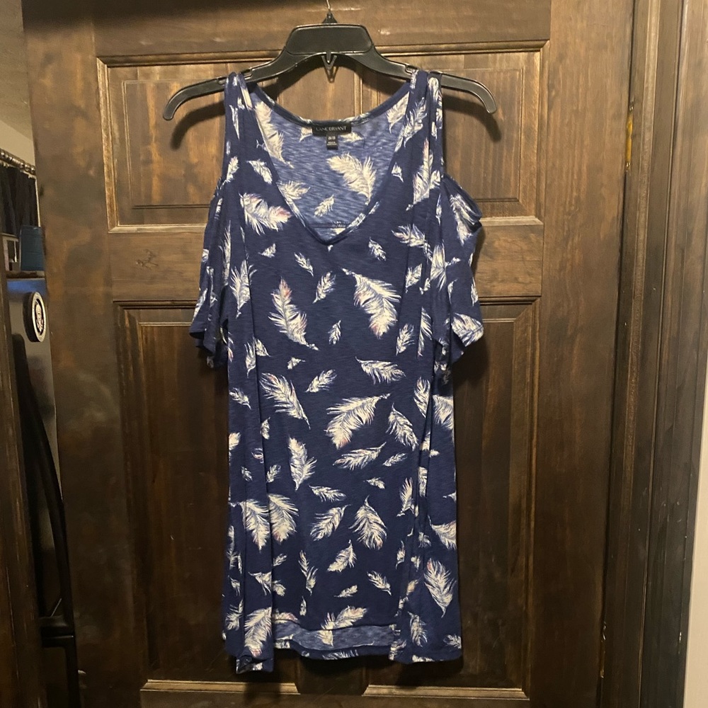 Lane Bryant Cold Shoulder Shirt